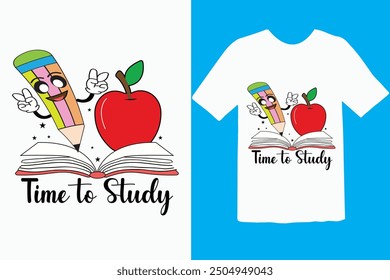 Diseño de camiseta de regreso a la escuela