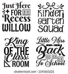 Back To School T-shirt Design Bundle