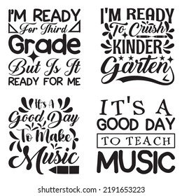 Back To School T-shirt Design Bundle