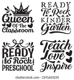 Back To School T-shirt Design Bundle