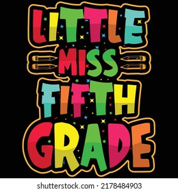 Back to School t-shirt design, first day of school, happy hundred days of school, typography, vector element