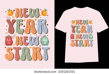 Back to school t-shirt design, first day at school , hundred days of School, typography t-shirt design for kids.