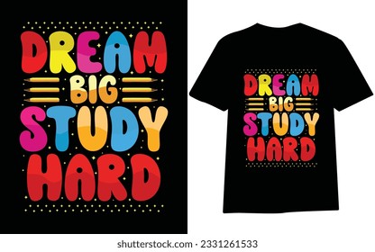 Back to school t-shirt design, first day at school , hundred days of School, typography t-shirt design for kids.
