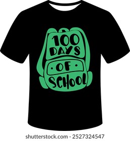 Voltar para Escola T-shirt Design Para ilustração. 