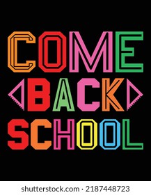 Back to school t-shirt design vector