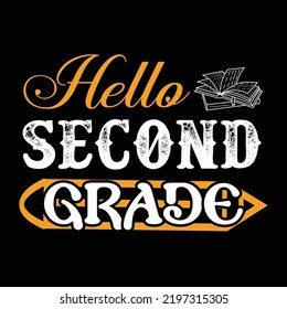 Back to school t-shirt design vector template