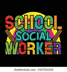Back to school t-shirt design vector template