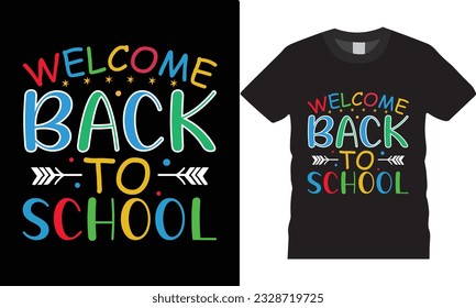 Back to School T-Shirt Design Vector Graphic,Vintage back to school t-shirt design,Typography back to school t shirt,Back to School Kids Boys and Girls T Shirt Design,