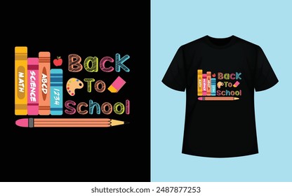 Back to School T-shirt for kids, Happy First Day Of School