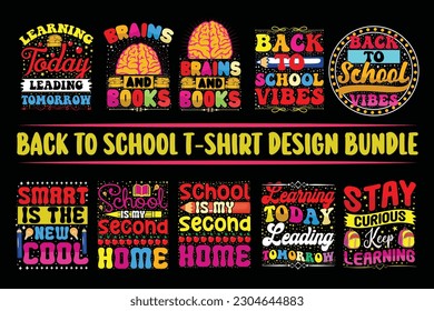 Back to school t-shirts design bundle, Typography back to school t shirt design bundle, cool back to school tees, Inspirational quotes t-shirt design