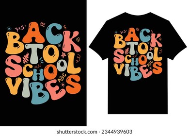 Back to school t-shirts design Typography back to school t-shirt design