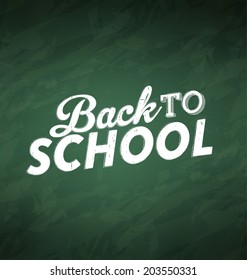 Back to school - typographic design