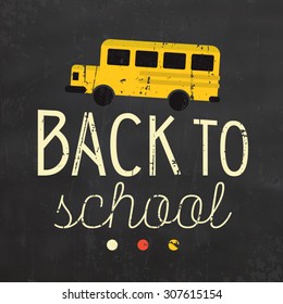 Back to School Typographic Poster