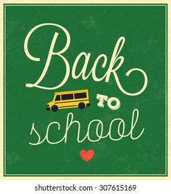 Back to School Typographic Poster