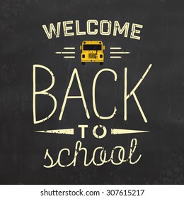 Back to School Typographic Poster