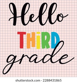 Back to school, typography design. Ideal for clothing, crafts or motivational posters. Welcome back to school.