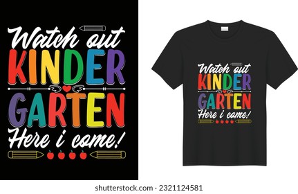 Back To School typography funny t shirt design. teacher tee, apparel, vector illustration, graphic template, print on demand, textile fabrics, retro style, vintage, teachers day t shirt design.