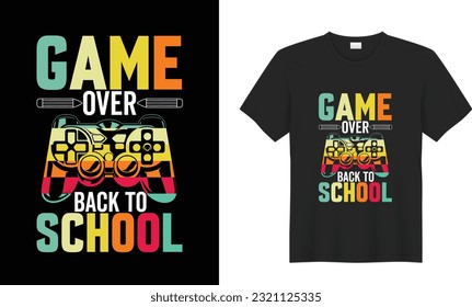 Back To School typography funny t shirt design. teacher tee, apparel, vector illustration, graphic template, print on demand, textile fabrics, retro style, vintage, teachers day t shirt design.