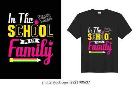 Back To School typography funny t shirt design. teacher tee, apparel, vector illustration, graphic template, print on demand, textile fabrics, retro style, vintage, teachers day t shirt design.