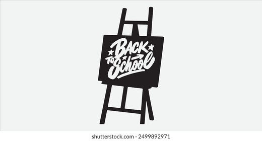 back to school typography for kid or education