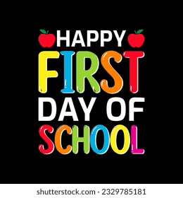 Back to school typography t shirt design vector Print Template. 
Welcome Back to School T-shirt Design My First Day of School Shirt Design Back To School. 
Ready for print poster card vintage vector