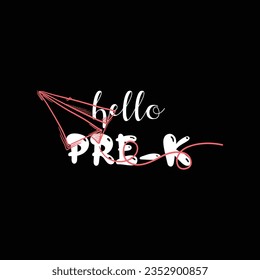 Back to school typography t shirt design vector Print Template. Welcome Back to School T-shirt Design My First Day of School Shirt Design Back To School. Ready for print poster card vintage vector