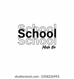 Back to school typography t shirt design vector Print Template. Welcome Back to School T-shirt Design My First Day of School Shirt Design Back To School. Ready for print poster card vintage vector pad
