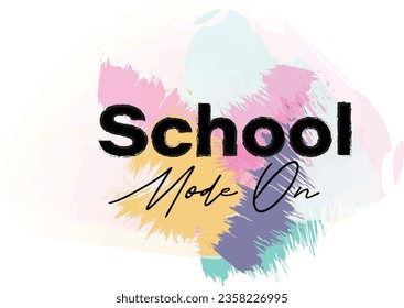 Back to school typography t shirt design vector Print Template. Welcome Back to School T-shirt Design My First Day of School Shirt Design Back To School. Ready for print poster card vintage vector pad