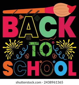 Back to school typography t shirt design vector Print Template. Welcome Back to School T-shirt Design 