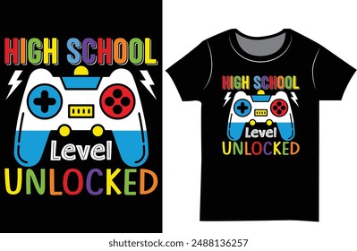 Back to school Typography t shirt design.