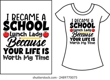 Back to school Typography t shirt Design.