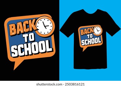 Back to school typography t shirt design vector Print Template. Welcome Back to School T-shirt Design My First Day of School Shirt Design Back To School. Ready for print poster card vintage vector pad