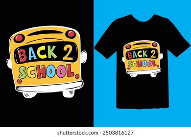 Back to school typography t shirt design vector Print Template. Welcome Back to School T-shirt Design My First Day of School Shirt Design Back To School. Ready for print poster card vintage vector pad