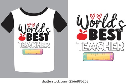 Back to school typography t shirt design vector Print Template. Welcome Back to School T-shirt Design My First Day of School Shirt Design Back To School. Ready for print poster card vintage vector pad