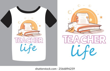 Back to school typography t shirt design vector Print Template. Welcome Back to School T-shirt Design My First Day of School Shirt Design Back To School. Ready for print poster card vintage vector pad