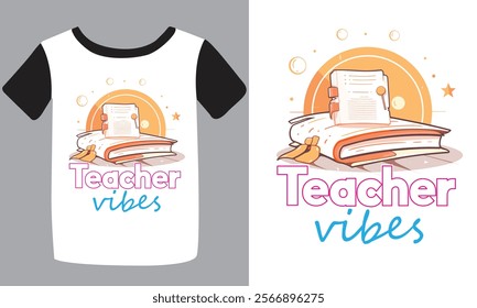 Back to school typography t shirt design vector Print Template. Welcome Back to School T-shirt Design My First Day of School Shirt Design Back To School. Ready for print poster card vintage vector pad