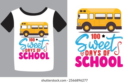 Back to school typography t shirt design vector Print Template. Welcome Back to School T-shirt Design My First Day of School Shirt Design Back To School. Ready for print poster card vintage vector pad