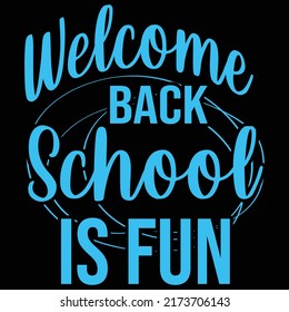 Back to school typography t-shirt design vector graphic element with text effect