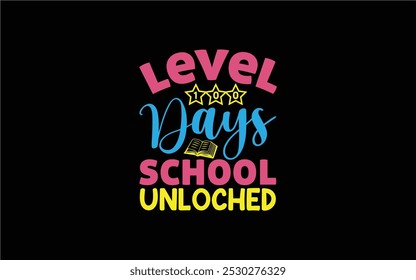 Back to School Typography T-Shirt Design vector graphic template,
100 Days Of School Typography T-Shirt Design vector graphic 
template,