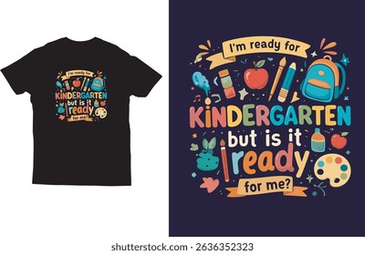 Back to school typography tshirt design