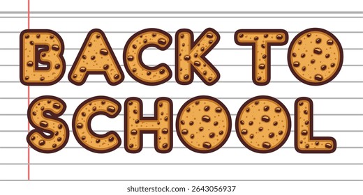 Back to School typography, Vector School Background, colorful banner template.