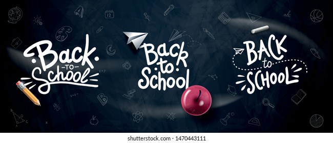 Back to School typography