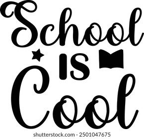 Back To School Typography Vector Design