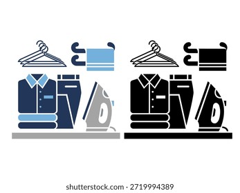 Icono de preparación del uniforme de regreso a la escuela