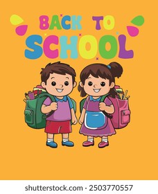 Diseño de tipografía y vacaciones de regreso a la escuela