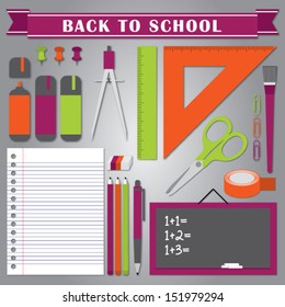back to school vector