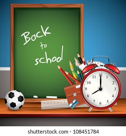 Back to school - Vector background