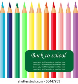 Back to school vector background