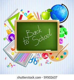 back to school vector background