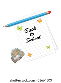Back to school vector background